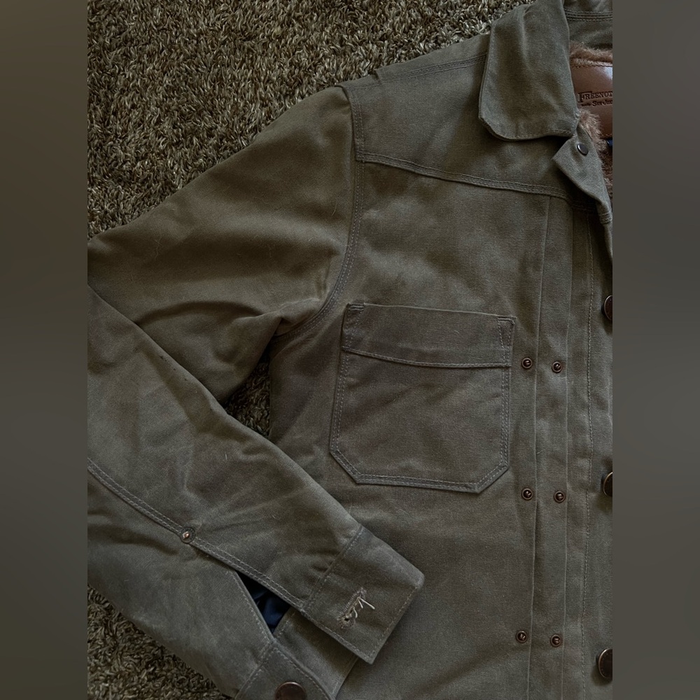 Freenote Cloth San Juan Capistrano Riders jacket waxed canvas tobacco Men Small - Picture 4 of 14
